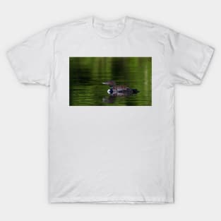 Catching the Red-eye - Common loons T-Shirt